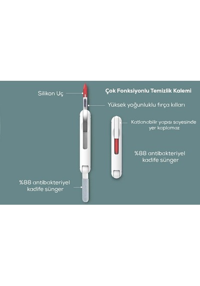 7 Parça Klye Ve Kulaklık Temizleme Fırça Seti