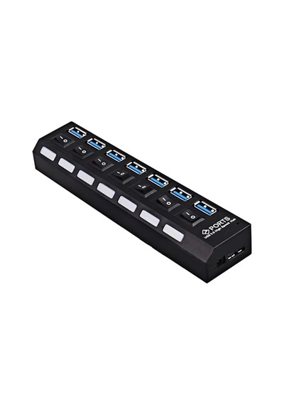A5258 7 Portlu Usb 3.0 Hub Anahtarlı Çoklayıcı Çoğaltıcı Switch