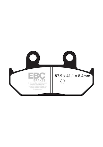 Ebc Sfac412 Suzukı Burgman An400/650 07-15 Carbon Arka Fren Balatası