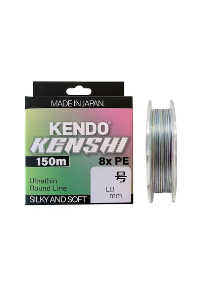 Kendo Kenshi 150mt 0.14mm Japanese Braid Low Pitch 8x İp Misina Multicolor
