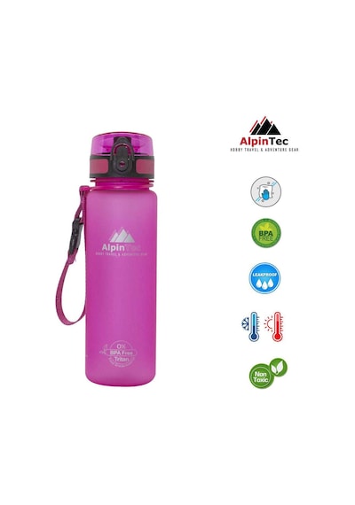 Alpintec Pembe 23 Cm 500 Ml Tritan Su Matarası Diğer