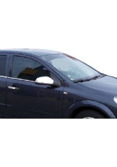 Opel Astra Hb 2004-2005-2006-2007-2008-2009-2010 Krom Cam Çıtası 4 Parça Paslanmaz Çelik