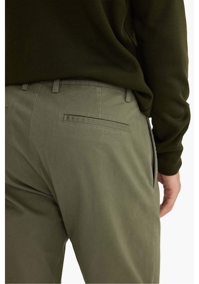 Defacto Regular Fit Düz Paça Chino Kanvas Pantolon E8064ax25aukh82 Haki