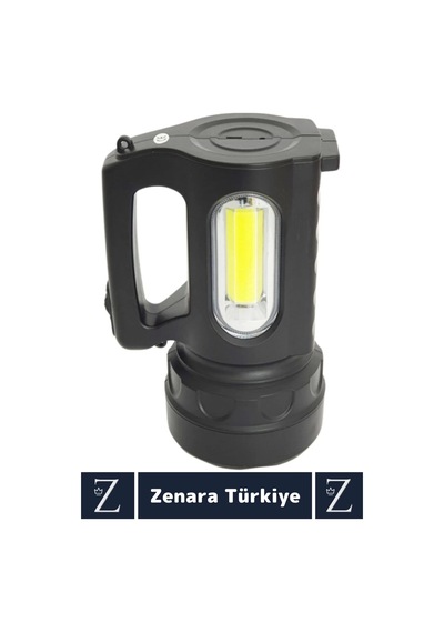 Profesyonel Kamp Avcı Güvenlik Deprem 3 Aydınlatma Modu 900 Lümen Güçlü Beyaz Işık Şarjlı El Feneri Çok Renkli
