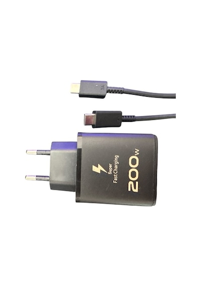Yk Design Yk-sr62 200w Usb+pd Şarj Başlığı Ve Typec-typec Kablo