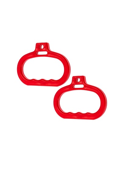Microcase Ergonomik Çok Amaçlı Taşıma Ve Destek Tutacağı Kaydırmaz Güçlü Kavrama Aparatı Spor, Alışveriş Ve Endüstriyel Kullanıma Uygun 2 Adet - Al5876 Kırmızı