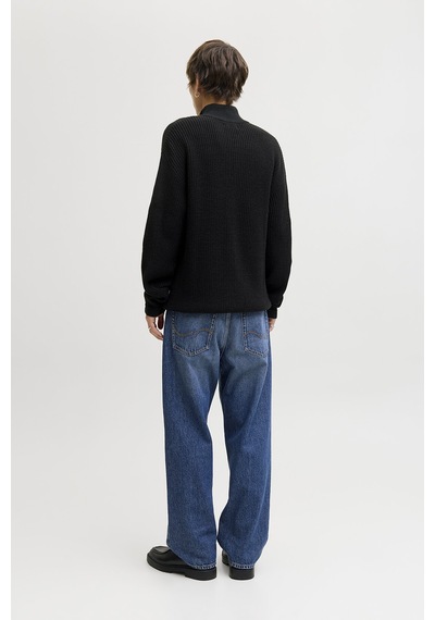 Jack & Jones Jack&jones Erkek Triko 12278959 Black Siyah