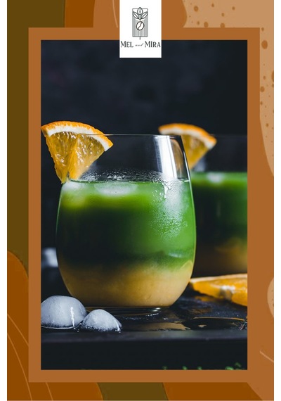 Portakal Aromalı Matcha Tozu 25g, Orange Matcha Powder