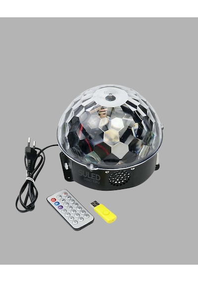 Rgb Led Disko Topu Projektör - Ev Partileri, Doğum Günleri Ve Eğlence İçin Işık Şovu