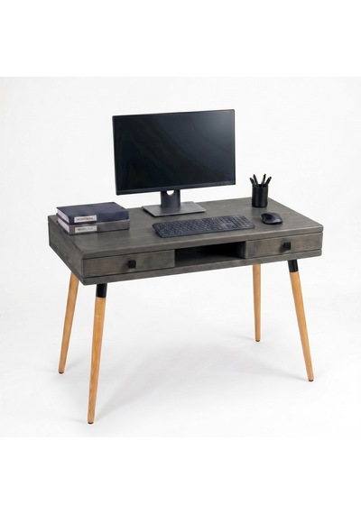 Mobenta Modest Desk: Masif Çalışma & Laptop Masası 2 Çekmece 1 Bölme - 120x60 An Antrasit Mobenta Modest Desk: Masif Çalışma & Laptop Masası 2 Çekmece 1 Bölme - 120x60 An Antrasit