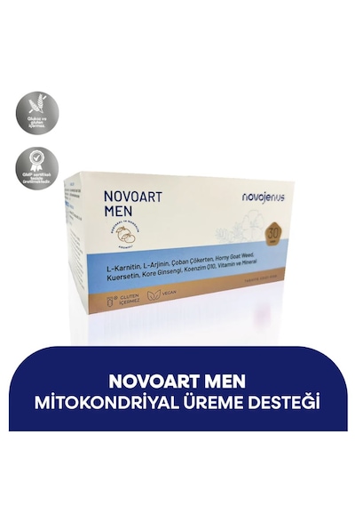 Novoart Men Mitokondriyal Üreme Desteği 30 Saşe
