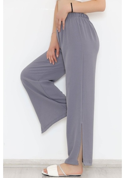 Enenstyle Fashıon Boutıque Rahat Kalıp Beli Lastikli Bol Paça Salaş Yazlık Kadın Aerobin Pantolon Açık Gri Enenstyle Fashıon Boutıque Rahat Kalıp Beli Lastikli Bol Paça Salaş Yazlık Kadın Aerobin Pantolon Açık Gri
