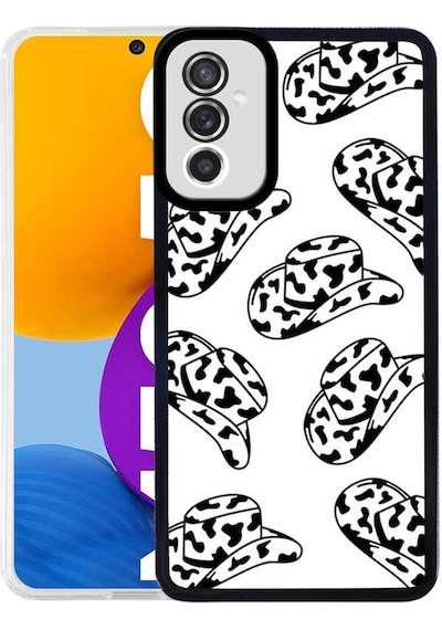 Zore Galaxy Uyumlu M52 Kılıf M-fit Desenli Kapak - Hat No5 Hat No5