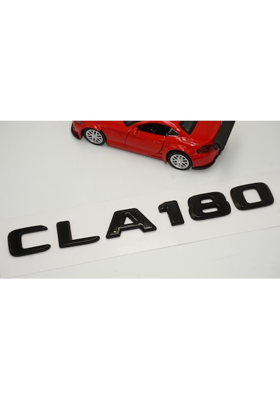 CLA 180 Bagaj Parlak Siyah ABS 3M 3D Yazı Logo