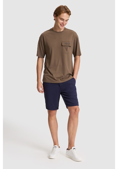 U.s. Polo Assn. Erkek Kahverengi Tişört 50327021-vr029