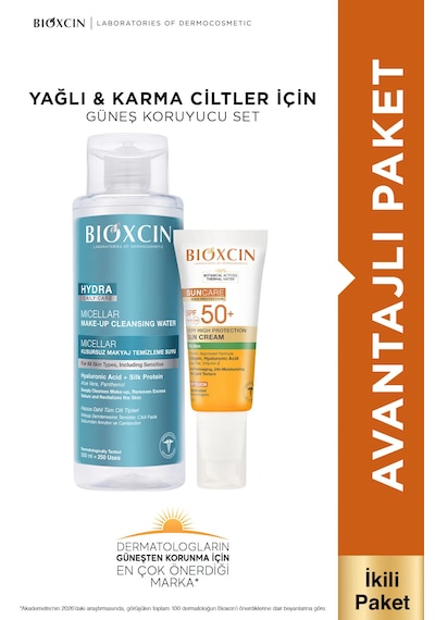 Yağlı & Karma Ciltler İçin Güneş Koruyucu Set