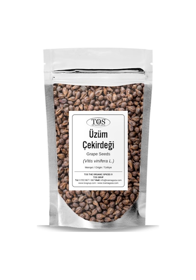 Tos The Organic Spices Üzüm Çekirdeği 1 KG Vitis Vinifera L