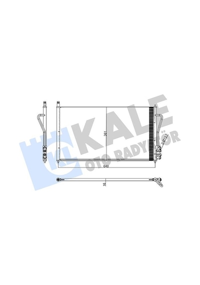Kale 358240 Klima Radyatörü Focus I 1.4 16v 1.8tdcı 1.6 Zetec S 16v 98 04 Meys4h19710ca-ys4h19710bb-1671708 -