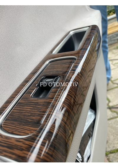 Volvo S40 ( Koyu Meşe Full Set ) Konsol Maun Kaplama