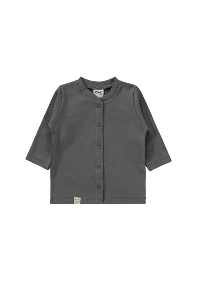 Civil Baby Düz 1-6 Ay Pijama Takımı - Gri Füme