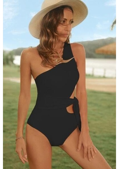 Deep Beach Tek Omuzlu Bağlamalı Mayo Db200803ma 001