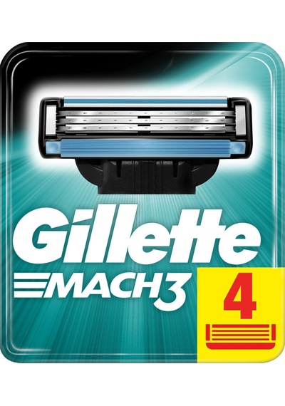 Gillette Mach3 Yedek Tıraş Bıçağı 4 Adet