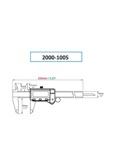 Dasqua 150mm Dijital Kumpas Toz Ve Sıvılara Karşı Ip54 Korumalı 2