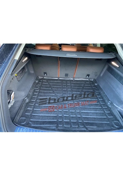 Audi Q8 2019 2020 2021 3d Kauçuk Kokusuz Bagaj Havuzu