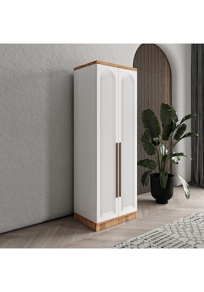 Guneystore Rosa 2 Kapaklı Komple Mdf Gardırop