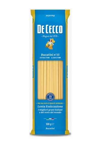 Dececco Bucatını İnce Boru Makarna 500 Gr 1'li