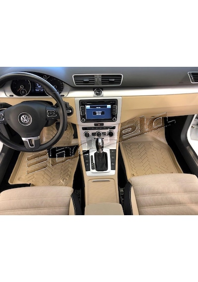 Vw Passat Cc 2009-2010 3d Kauçuk Bej Havuzlu Paspas İthal
