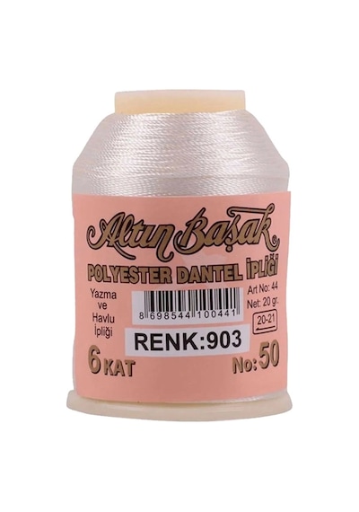 Hubrendy Tedarik Altınbaşak Oya Ve Dantel İpi 20 Gr - Royaleks - No: 903