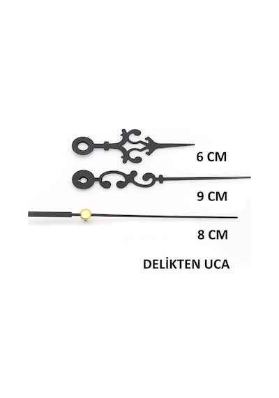 1 Adet Duvar Saati Mekanizması , Askısız , Şaft Uzunluğu 22 Mm , (461917841)
