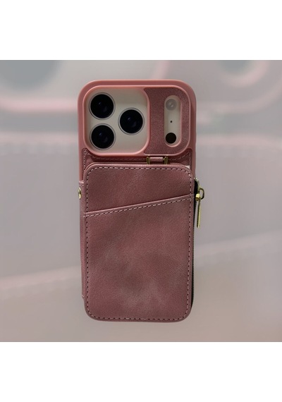 Teleplus Apple Uyumlu iPhone 17 Pro Max Kılıf Kartlıklı El Askılı H35 Kılıf