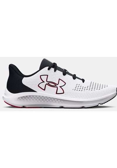 Under Armour Erkek Charged Pursuit 3 Big Logo Koşu Ayakkabısı 3026518-101 Beyaz - Siyah - Kırmızı Under Armour Erkek Charged Pursuit 3 Big Logo Koşu Ayakkabısı 3026518-101 Beyaz - Siyah - Kırmızı