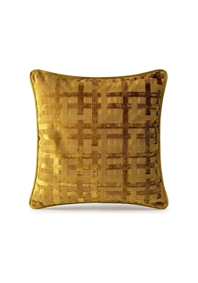 "felix" Kadife Dokulu Kırlent Kılıfları - 45x45 Hardal