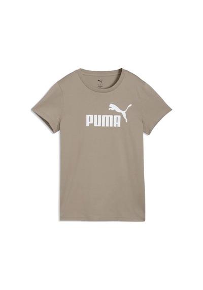 Puma Ess No. 1 Logo Tee Bej Kadın T-shirt