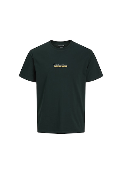 Jack & Jones Erkek Gögüs Baskili Bisiklet Yaka Tisört - Kendrick - 12298420 Çok Renkli