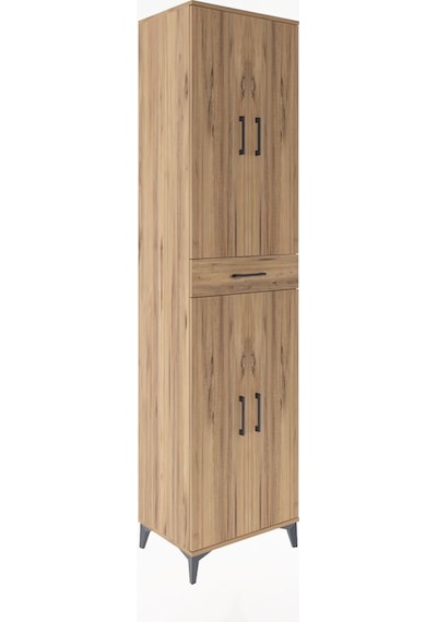 Hyperion Dolap 5 Raflı Tek Çekmeceli 4 Kapaklı 60x44x243 Çam-çam Atlas Çam Hyperion Dolap 5 Raflı Tek Çekmeceli 4 Kapaklı 60x44x243 Çam-çam Atlas Çam