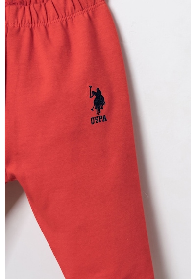 U.S. Polo Assn. Erkek Bebek Baskılı Beyaz Uzun Kol Pijama Takım Usb3173-c-v1 Usb3173-c-v1