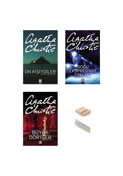 Agatha Christie En Çok Okunanlar - On Kişiydiler - Doğu Ekspresi - Büyük Dörtler