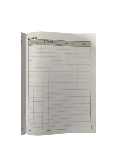 Zimmet Defteri Suni Deri 100 Yaprak 21x30 Çok Renkli