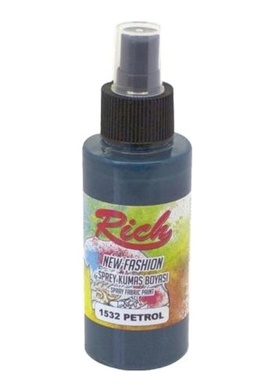 Rich New Fashion Sprey Kumaş Boyası 100 Cc. 1532 Petrol