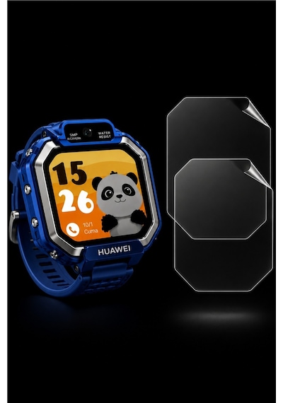 Huawei Watch Kids X1 İle Uyumlu Ekran Koruyucu Tpu, Tam Kaplayan Akıllı Saat Koruması 2 Adet