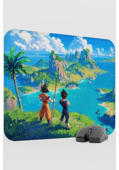 Dragon Ball Anime V2 - 48x40 Xl Gaming Kauçuk Kaymaz Taban Mouse Pad Fare Altlığı