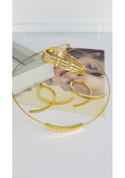 Sones Çelik Takı Setleri Sns5008120 Gümüş - Rose Gold