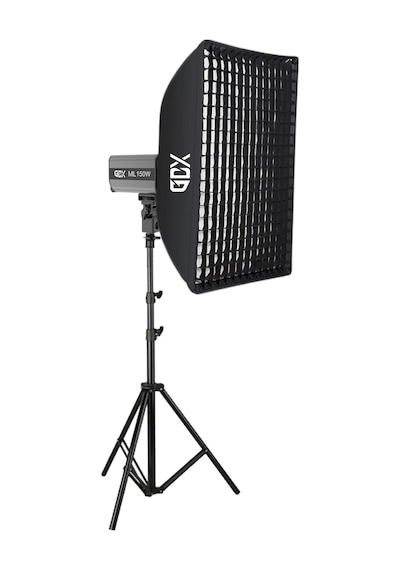 Gdx Ml150w Bicolor Led Tekli Video Işığı Seti Çantalı Bowens Mount Profesyonel Sürekli Işık