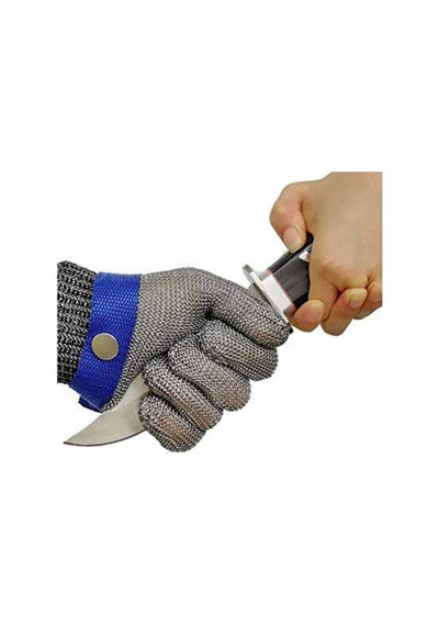 Kasap Eldiveni Kesilmez Çelik Eldiven Paslanmaz Metal Dönerci