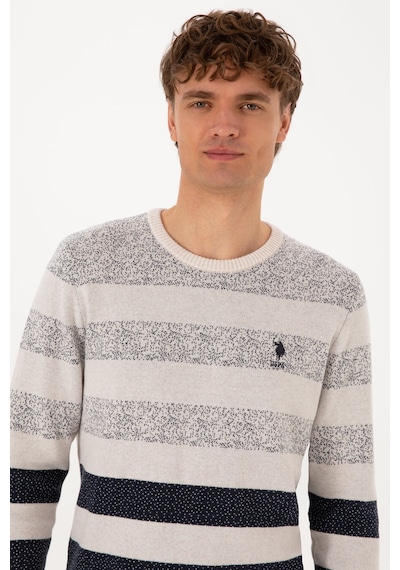 U.S. Polo Assn. Erkek Regular Fit Bisiklet Yaka Açık Lacivert Kazak 50307872-VR059 U.S. Polo Assn. Erkek Regular Fit Bisiklet Yaka Açık Lacivert Kazak 50307872-VR059