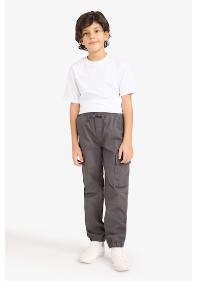 Defacto Erkek Çocuk Kargo Jogger Gabardin Pantolon G6424a826spar126 Antrasit-ar126